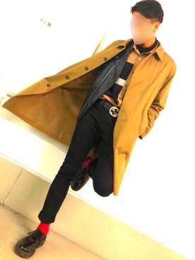 「初挑戦アイテム」｜あんくん 【相互フォロー】さん（メンズ・175cm）の冬コーディネート