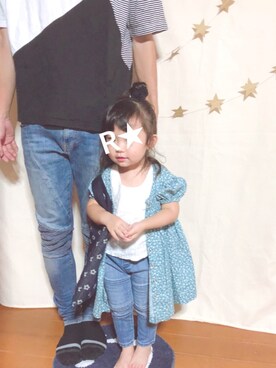 「2歳10ヶ月」｜「アイテム（ワンピース/ドレス）」を使った、R★Yさん（キッズ・90cm）の秋コーディネート
