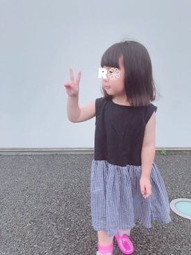 「ながぐつ」｜R★Yさん（キッズ・90cm）の夏コーディネート