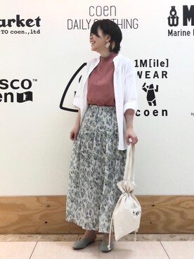 「coen」｜coen きのうちさん（レディース・163cm）の春コーディネート