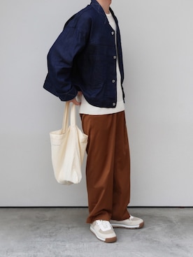 「ANITYA（アニティア）のアイテム」を使った、hiroさん（メンズ・166cm）の春コーディネート