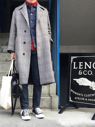 AURALEE（オーラリー）の「AURALEE / ダブルフェイス チェックコート