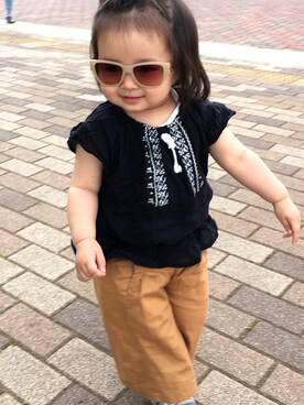 りえさん（キッズ・90cm）の秋コーディネート