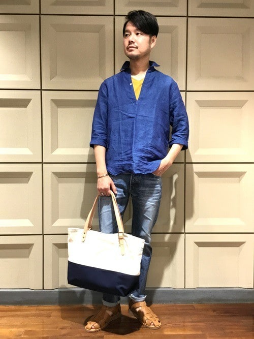 アメリカンシーアイランドコットン Vネック Tシャツ グレーＭ SHIPS シーアイランド コットンVネックインナー Tシャツ （White）| Sunspel