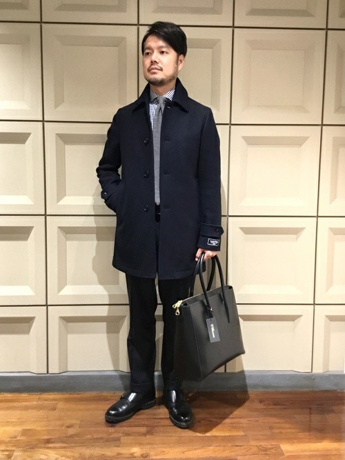 高橋 Ships 京都店 Shipsのステンカラーコートを使ったコーディネート Wear