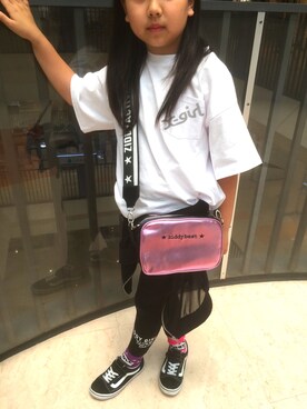 「アイテム（バッグ）」を使った、mmasistersさん（キッズ・132cm・10代）の夏コーディネート
