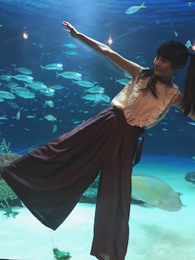 浜田翔子さん（レディース・157cm）の春コーディネート