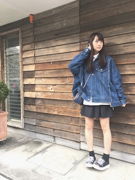 浜田翔子さん（レディース・157cm）の春コーディネート