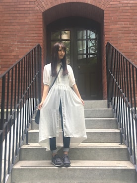 浜田翔子さん（レディース・157cm）の夏コーディネート