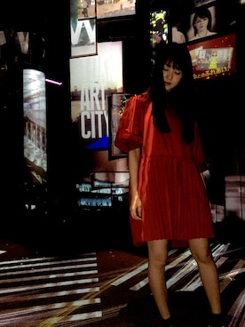 浜田翔子さん（レディース・157cm）の夏コーディネート