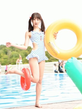 「プール」｜浜田翔子さん（レディース・157cm・30代）の秋コーディネート