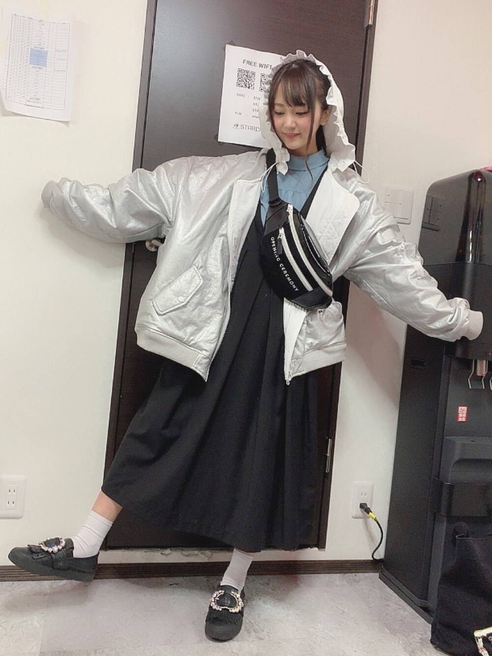 ランウェイ 定価26万 miu miu ツイード ジャンパースカート 重ね着