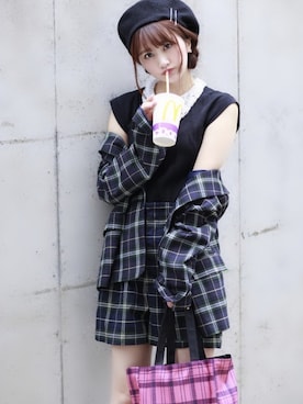 浜田翔子さんのコーディネート