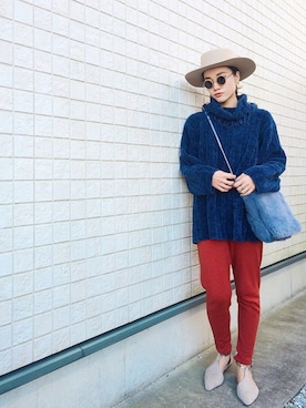 ▼ucaさん(レディース・160cm)の冬コーディネート