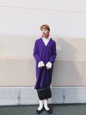 「アイテム（ピアス（両耳用））」を使った、▼ucaさん（レディース・160cm・20代）の春コーディネート