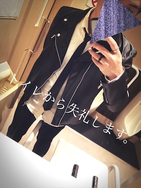 「お葬式ではありません」｜kzuさん（メンズ・175cm）の秋コーディネート