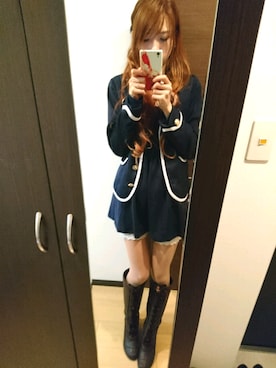 「LIZ LISA（リズリサ）のアイテム（その他アウター）」を使った、reirenshinさん（レディース・166cm）の冬コーディネート