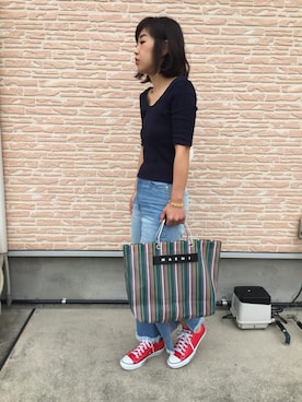 「MEER.」｜airi0111xxさん（レディース・161cm）の春コーディネート