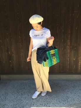 「MEER.」｜airi0111xxさん（レディース・161cm）の春コーディネート