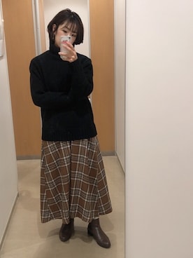 airi0111xxさん（レディース・161cm）の冬コーディネート