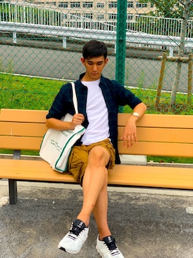 「エコバッグ」｜PARSAさん（メンズ・183cm・10代）の秋コーディネート