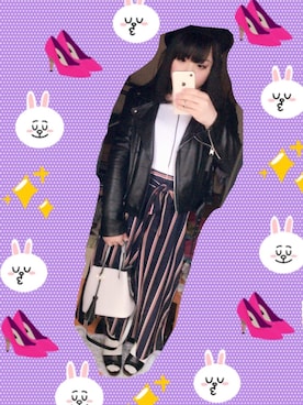 「しまむら（シマムラ）のアイテム（バッグ）」を使った、MR.女装さん（メンズ・162cm）の春コーディネート