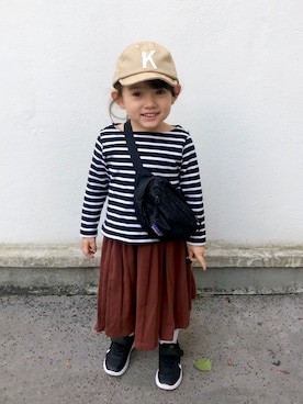 Lilyさん（キッズ・100cm）の秋コーディネート