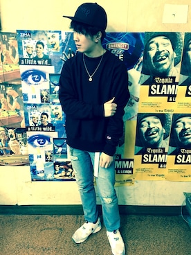 taaaamさん（メンズ・179cm）の冬コーディネート