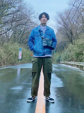 「マリンスタイル」｜「アイテム（ジャケット/アウター）」を使った、taaaamさん（メンズ・179cm）の春コーディネート