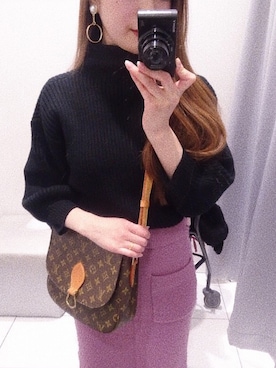 「ヴィトンバッグ」｜♡Chiii♡さん（レディース・155cm）の冬コーディネート