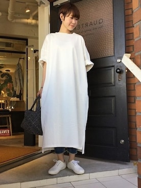 「JOURNAL STANDARD LUXE（ジャーナルスタンダード　ラックス）のアイテム（ワンピース/ドレス）」を使った、A.Yさん（レディース・163cm）の春コーディネート