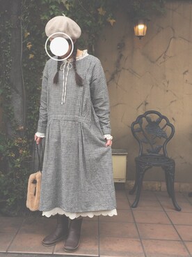 maaa*さん（レディース・154cm）の冬コーディネート