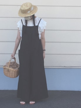 「mooi（モーイ）のアイテム」を使った、maaa*さん（レディース・154cm）の夏コーディネート