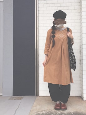 「Diu（ディウ）のアイテム」を使った、maaa*さん（レディース・154cm）の秋コーディネート