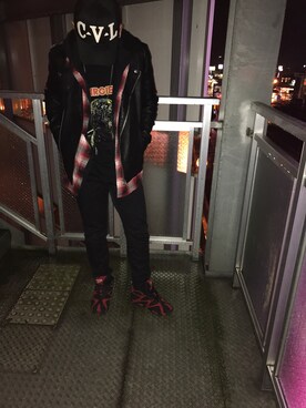 「FRESH.I.AM（フレッシュ.アイ.アム）のアイテム」を使った、다이고(ダイゴ)さん（メンズ・169cm）の冬コーディネート