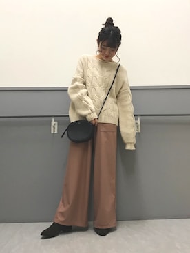 sayakawakamiさん（レディース・154cm）の冬コーディネート