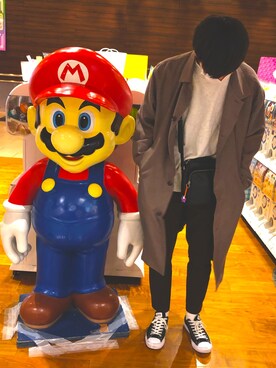 「SENSE OF PLACE by URBAN RESEARCH（センスオブプレイスバイアーバンリサーチ）のアイテム（トレンチコート）」を使った、はるきさん（メンズ・179cm）の秋コーディネート