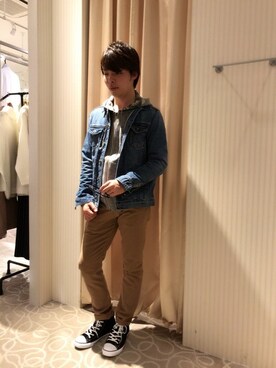 「HVC（エイチブイシー）のアイテム（ジャケット/アウター）」を使った、HVC大津一里山店さん（メンズ・172cm）の冬コーディネート