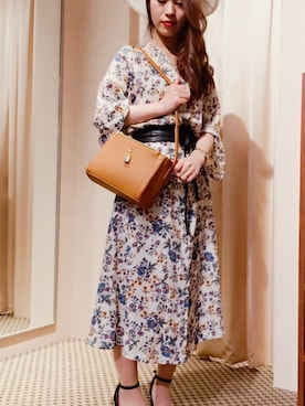 「HVC（エイチブイシー）のアイテム」を使った、HVC大津一里山店さん（レディース・153cm）の夏コーディネート