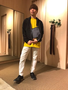 「GGD（ジージーディー）のアイテム（ジャケット/アウター）」を使った、HVC大津一里山店さん（メンズ・175cm）の冬コーディネート