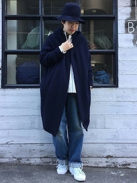 「カシミヤ」｜A.Sさん（レディース・164cm）の冬コーディネート