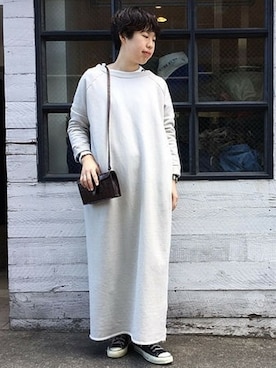 「JOURNAL STANDARD LUXE（ジャーナルスタンダード　ラックス）のアイテム（ワンピース/ドレス）」を使った、A.Sさん（レディース・164cm）の冬コーディネート