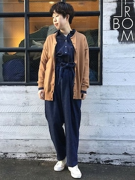 「JOURNAL STANDARD LUXE（ジャーナルスタンダード　ラックス）のアイテム（パンツ）」を使った、A.Sさん（レディース・164cm）の冬コーディネート