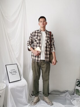 「--（--）のアイテム」を使った、Mr谢先绅さん（メンズ・185cm）の夏コーディネート