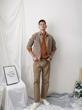 「--（--）のアイテム」を使った、Mr谢先绅さん（メンズ・185cm）の夏コーディネート