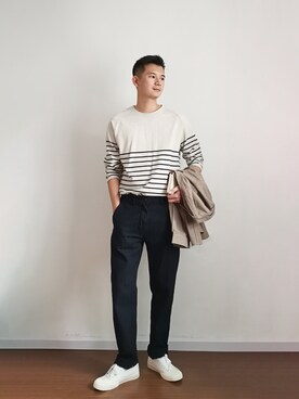 「--（--）のアイテム」を使った、Mr谢先绅さん（メンズ・185cm）の秋コーディネート