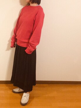 「ゆるカジ」｜「アイテム（スウェット）」を使った、ocf4214さん（レディース・169cm）の冬コーディネート