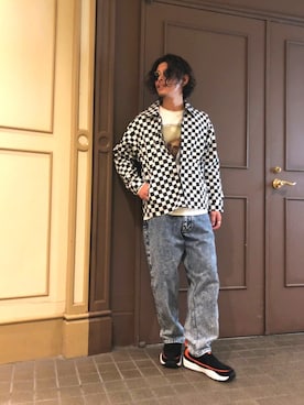 皆川喬さん(メンズ・168cm)の春コーディネート