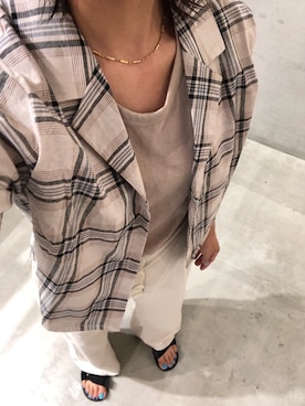 「SIKI PRODUCT.（シキプロダクト）のアイテム」を使った、Chieさん（レディース・162cm）の夏コーディネート