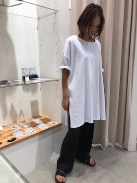 「SIKI PRODUCT.（シキプロダクト）のアイテム」を使った、Chieさん（レディース・162cm）の秋コーディネート